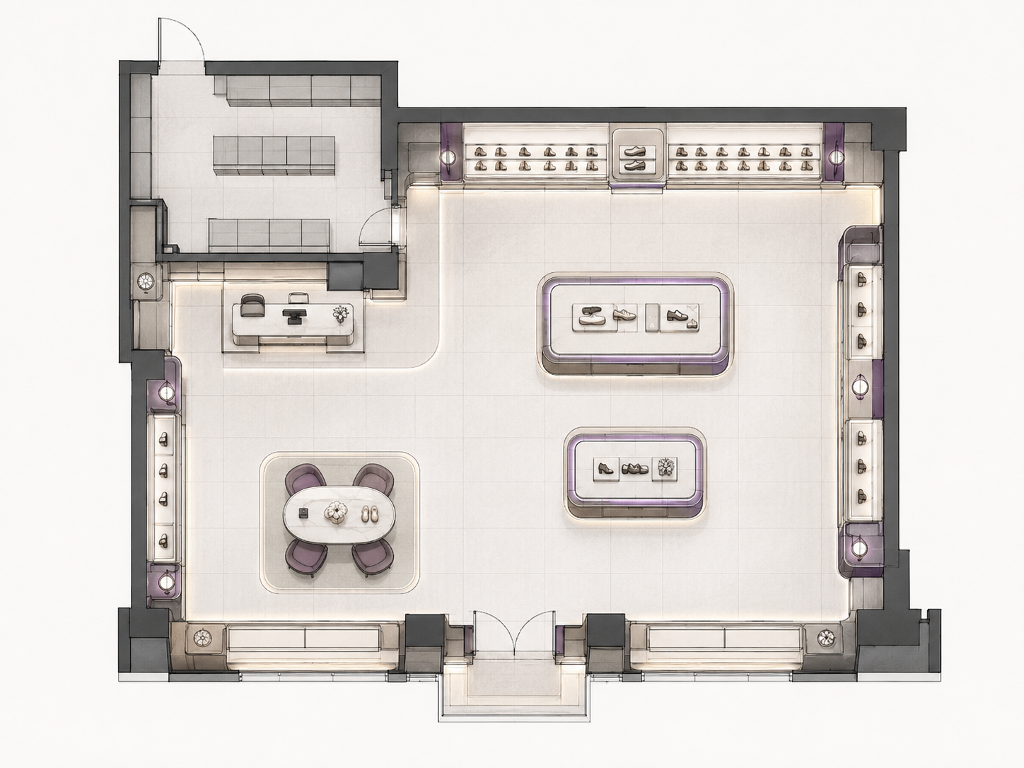 Aurum Flagship Store drawing image