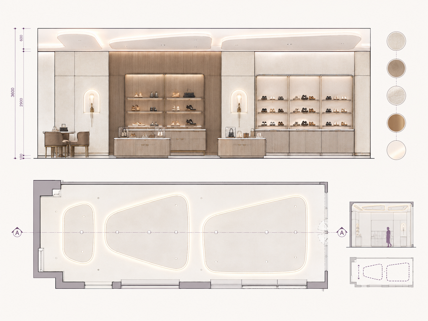 Aurum Flagship Store drawing image